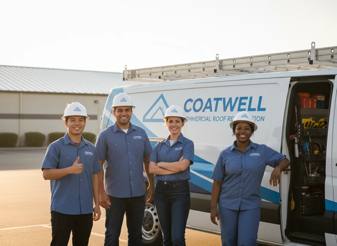 Commercial roof coating company in Kim, CO