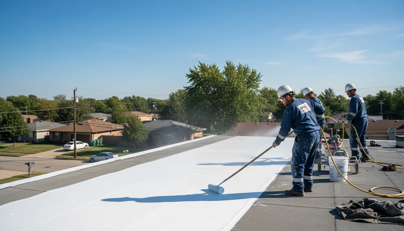 Commercial roof coating in Kim, CO near me